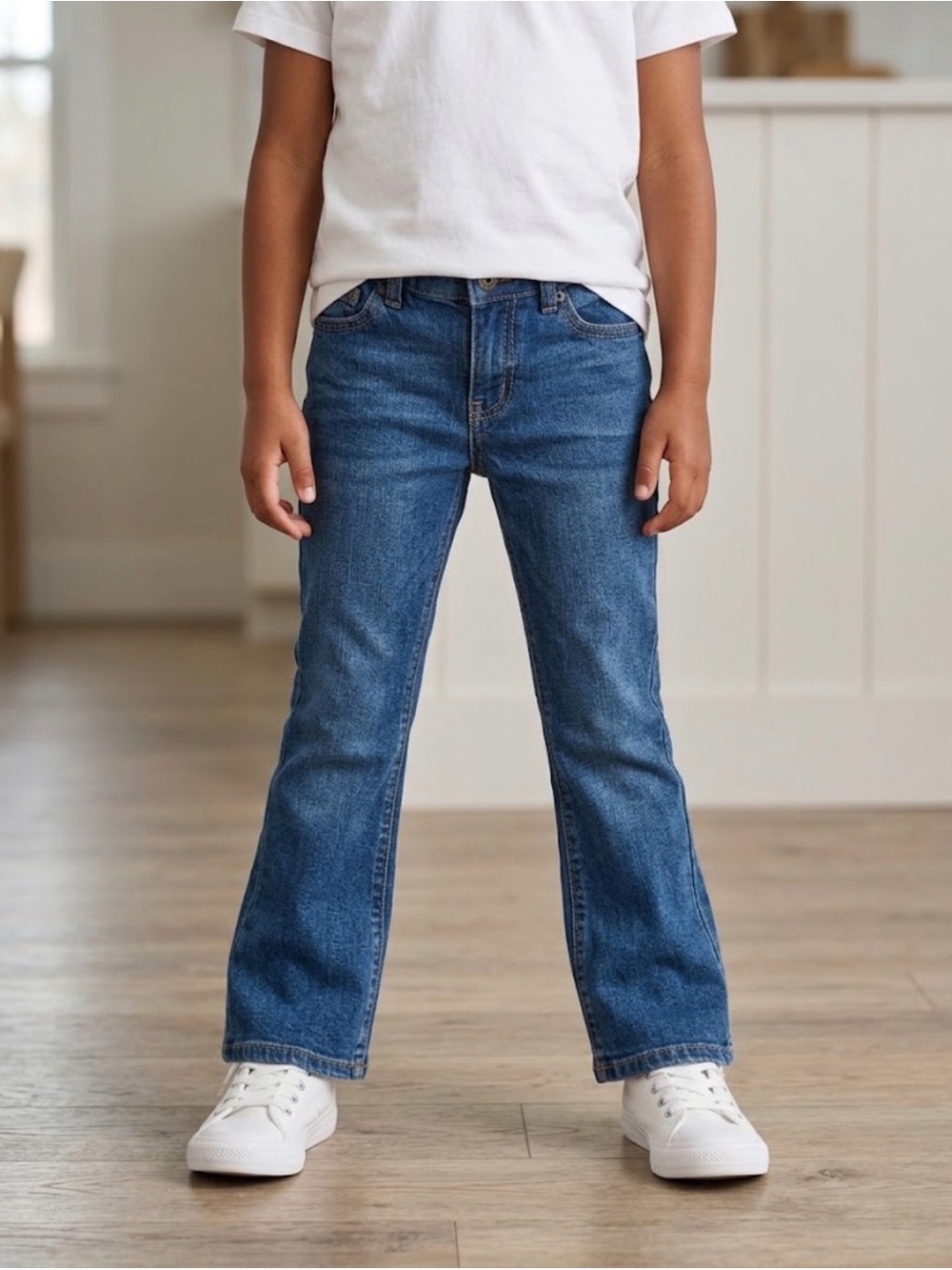 Crazy 8 Boys Bootcut Jeans Medium Wash Adj Waist Size 7